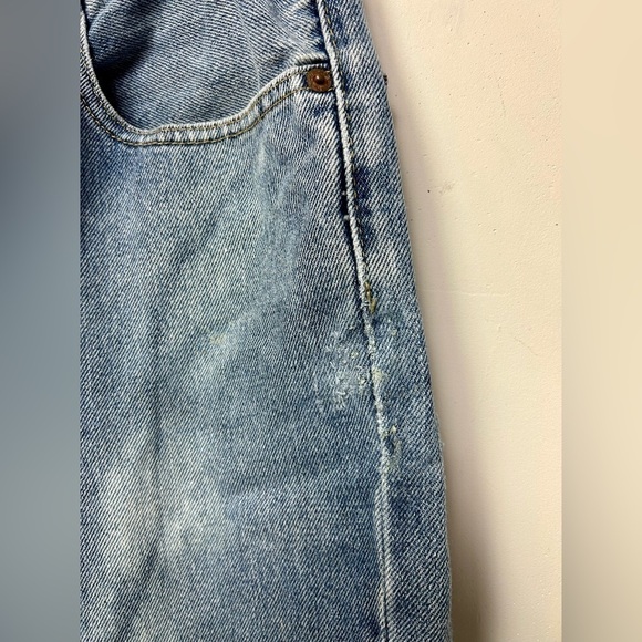 VINTAGE LEVI’S 550 90s Y2K Men’s RELAXED FIT DENIM JEANS RED TAB SIZE 34X32 - Picture 8 of 14
